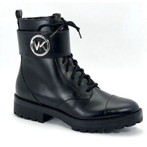MICHAEL KORS New Tatum Leather Combat Boots